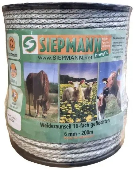 Weidezaunseil Premium 6 mm Heißes Angebot