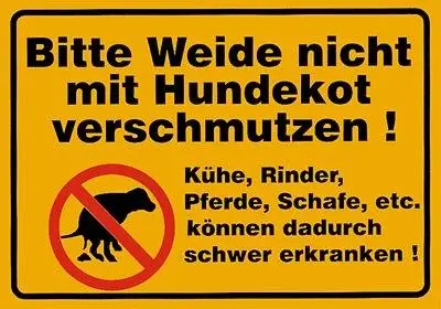 Hinweisschild Ausverkauf
