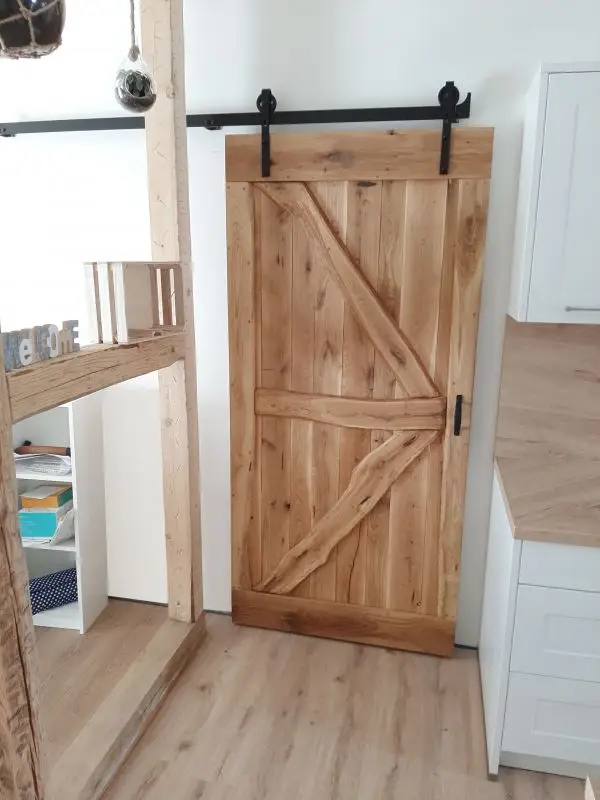 Zertifiziert Barn-Door Designbeschlag Komplettset