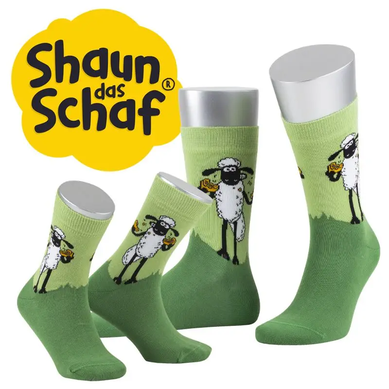 Preisknaller Socke mit Motiv Schaf mit Keks