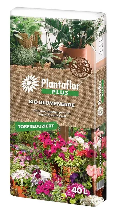 Preisknaller Plantaflor Blumenerde Bio torfreduziert