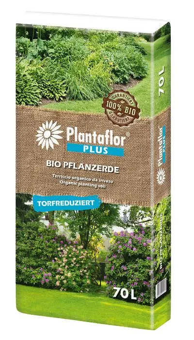 Neue Ware Plantaflor Pflanzerde Bio torfreduziert