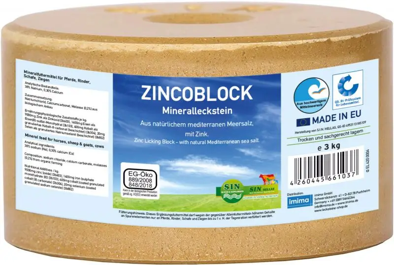 Mineralleckstein ZINCOBLOCK Neu