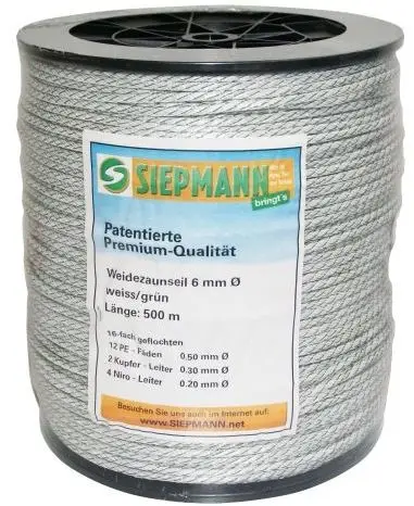 Schneller Versand Weidezaunseil Premium 6 mm