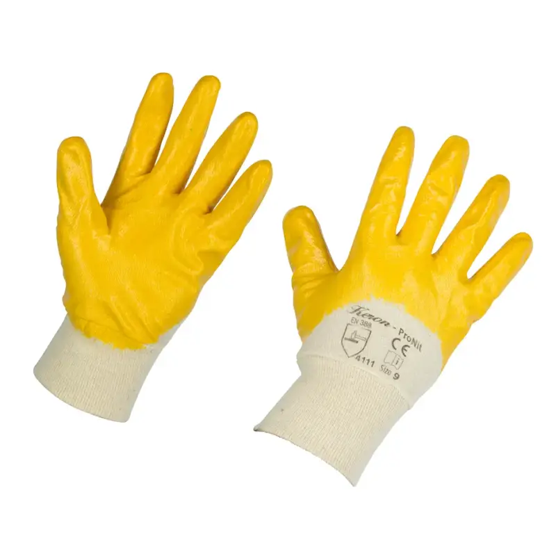 Arbeitshandschuh Nitril ProNit gelb Neue Kollektion