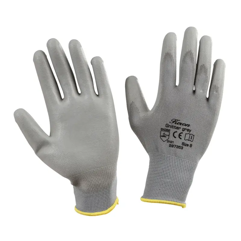 Feinstrickhandschuh Gnitter grau Günstig