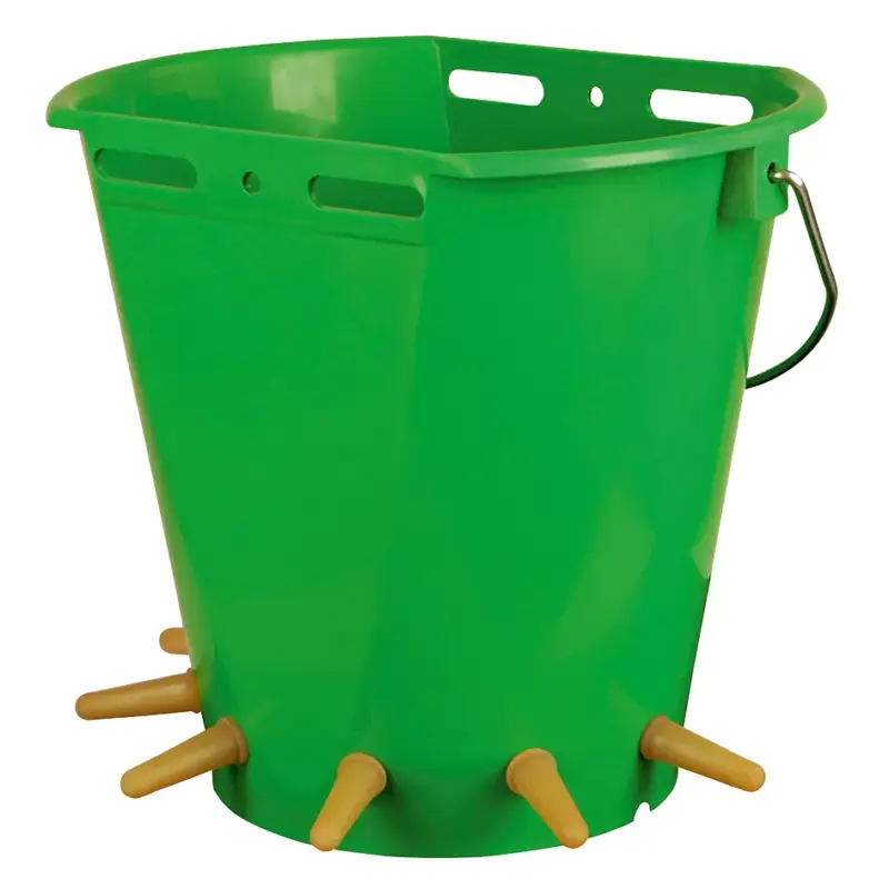 Lammeimer grün mit 6 Naturkautschuk-Saugern Saisonangebot