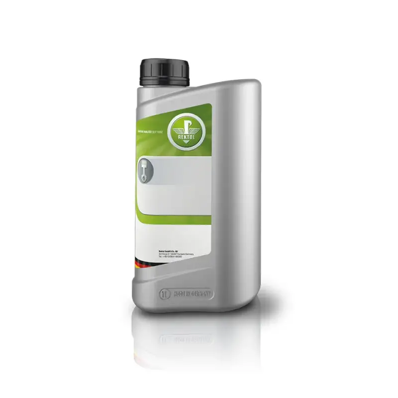 Zertifiziert REKTOL Motorenöl Super 2T + Benzin Stabilisator, 1 Liter