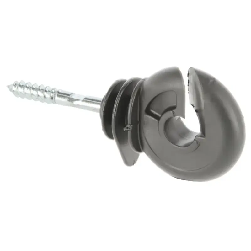 Ringisolator mit breiter Auflage anthrazit, 100 Stück Preisknaller