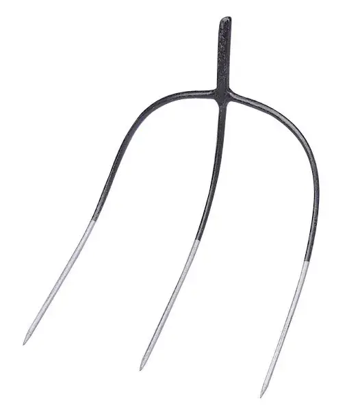 Neue Ware Streugabel ohne Stiel, 30 x 30 cm (3 Zinken)