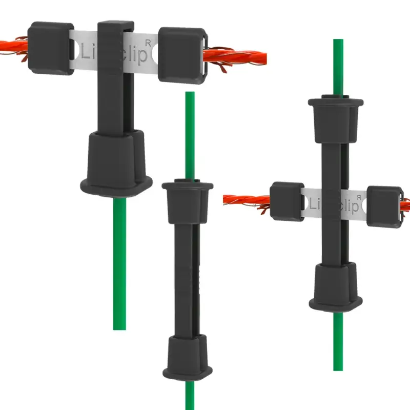 Neu Im Sortiment Litzclip® Reparaturset für Vertikalstreben in Weidenetzen