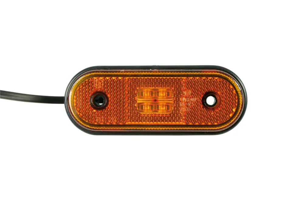 Nur Heute LED-Seitenmarkierungsleuchte gelb, ohne Winkelhalterung, 120 x 46 x 18 mm