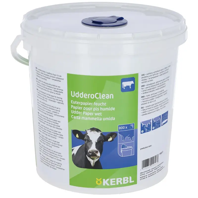 Preiswert Euterpapier feucht UdderoClean Eimer, 800 Blatt