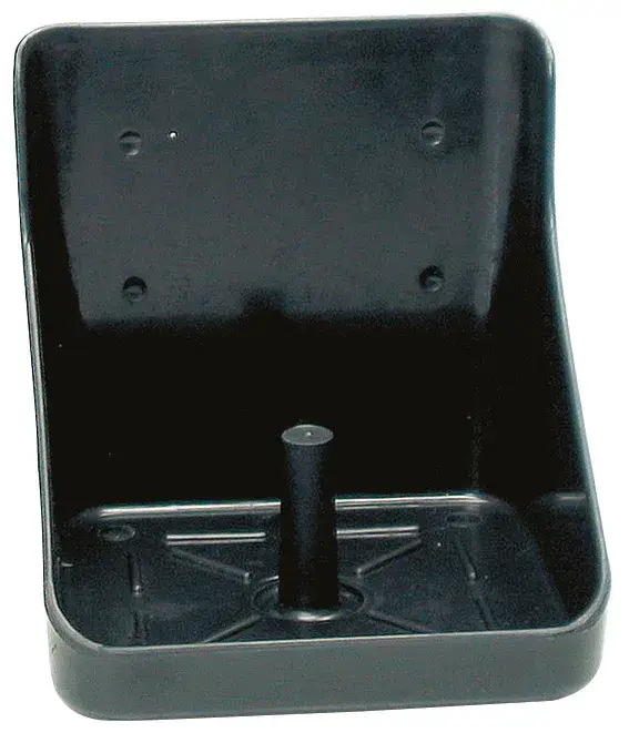 Super-Preis Lecksteinhalter Kunststoff schwarz 20,2 x 20,6 cm ohne Einsatz
