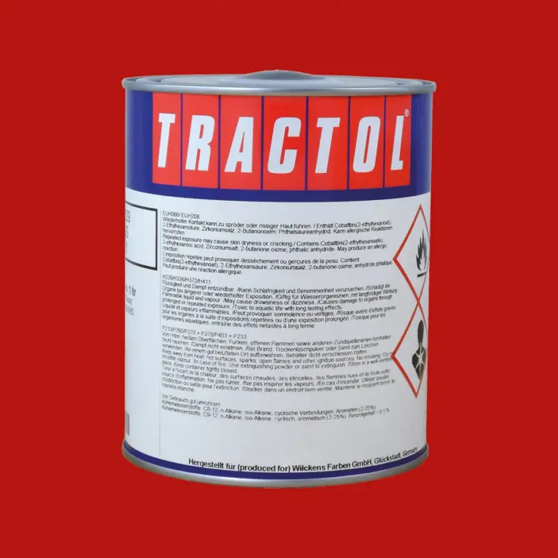 Sale Tractol Lack Güldner rot, 1 Liter