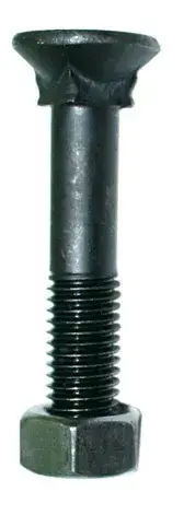Sichere Zahlung 4-Kant-Senkschraube mit Mutter, M12 x 70 mm, 8.8