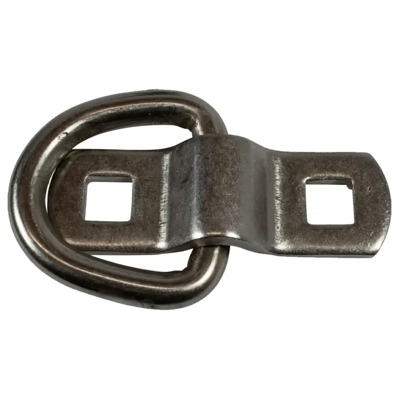 Billig Lasche & Ring Edelstahl für Zurrmulde 30 x 90 mm, Lochabstand 60 mm