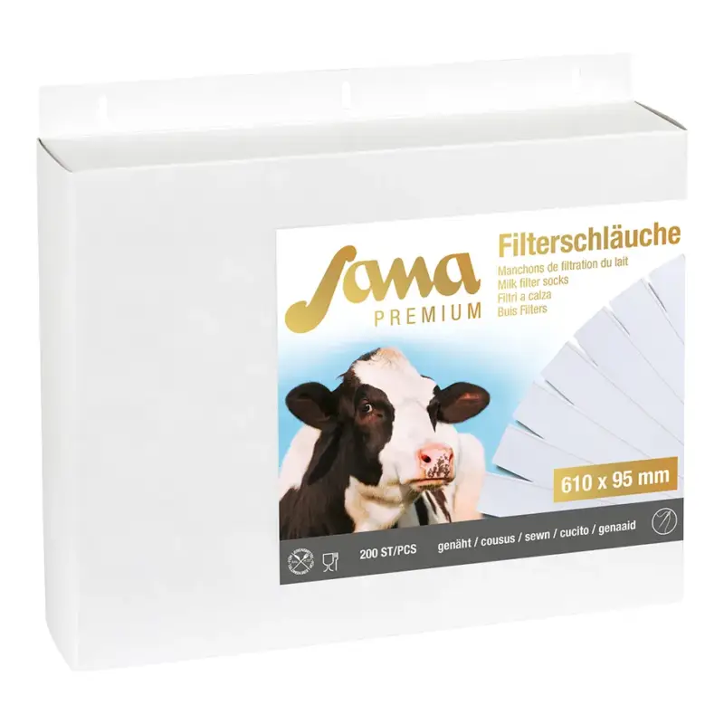 Sana Milchfilter Premium genäht 95/98 x 610 mm, 200 Stück Neuheit