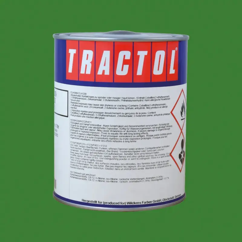 Neuheit Tractol Lack Deutz grün neu 05 bis Bj.1974, 1 Liter