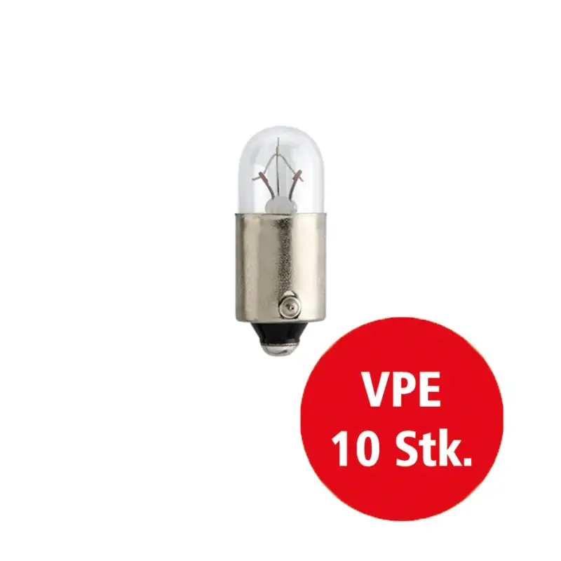 Narva Kugelglühlampen 12 V / 2 W, BA 7s, 10 Stück Ausverkauf