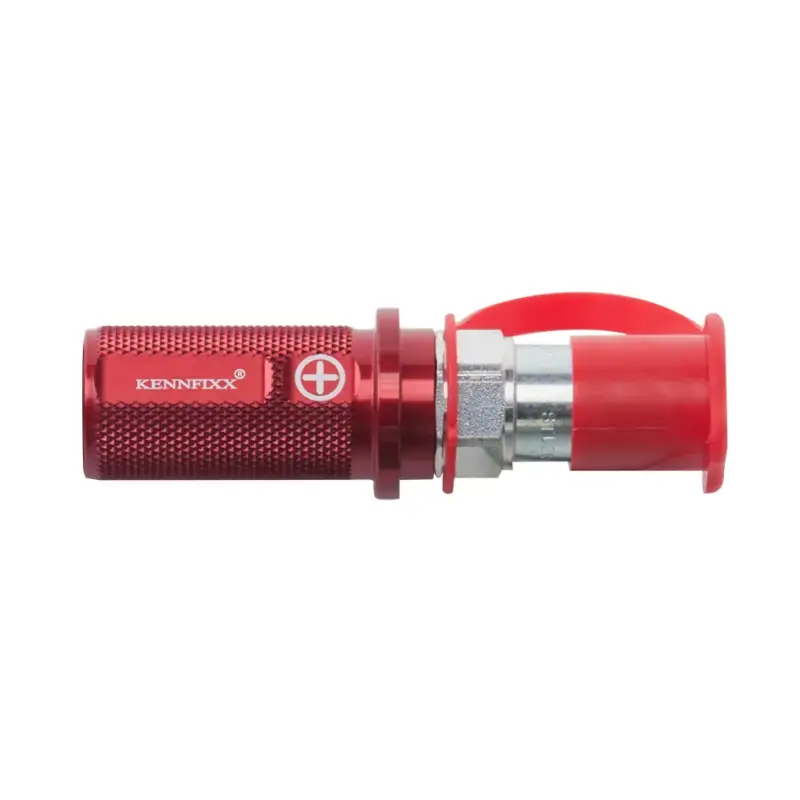 KENNFIXX Griffstück mit Stecker & Staubschutz rot Plus (Vorlauf) Sonderaktion