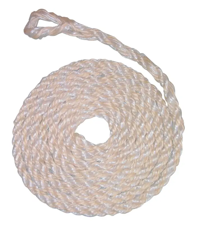 Geprüft Bullentransportstrick beige mit kleiner Schlaufe, 350 cm, 10 Stück
