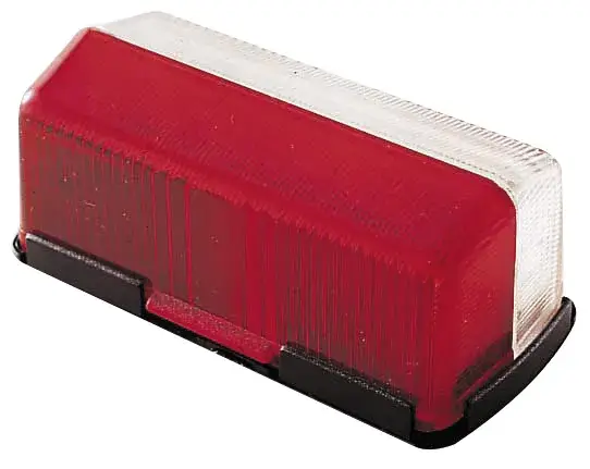 Umrissleuchte rot/weiß, 90 x 43 mm Rabatt