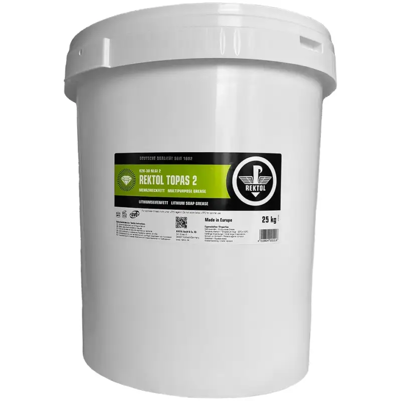 REKTOL Mehrzweckfett Topas 2, 25 kg Eimer Neue Kollektion