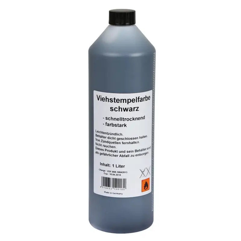 Viehstempelfarbe schwarz Neue Kollektion