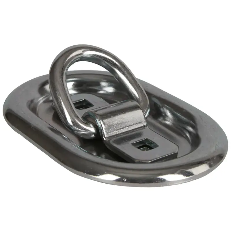 Super-Preis Zurrmulde verzinkt mit Ring 145 x 100 mm, 800 daN