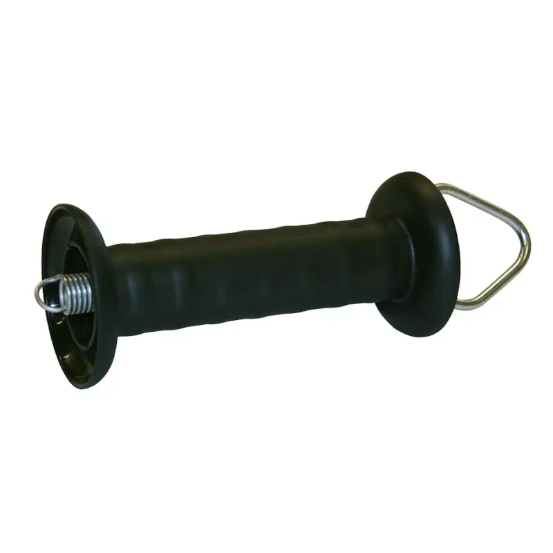 Torgriff mit Zugfeder und Öse schwarz Angebot