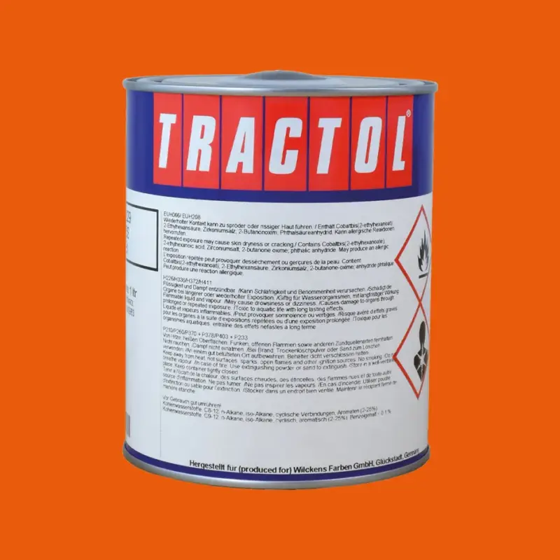 Wochenendangebot Tractol Lack Howard orange, 1 Liter
