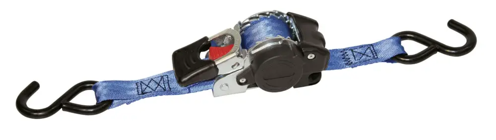 Automatik-Zurrgurt mit Aufrollfunktion blau, 3 m x 25 mm Beliebt