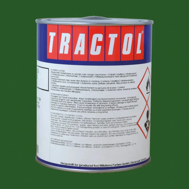 Bestpreis Tractol Lack RAL 6002 Laubgrün, 1 Liter