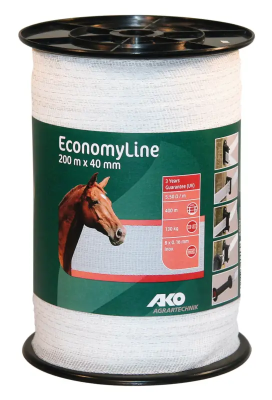 Weidezaunband Economy Line, 200 m x 40 mm Finale Aktion