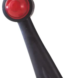 Kracherpreis Umrissleuchte weiß/rot schräg mit Gummisockel
