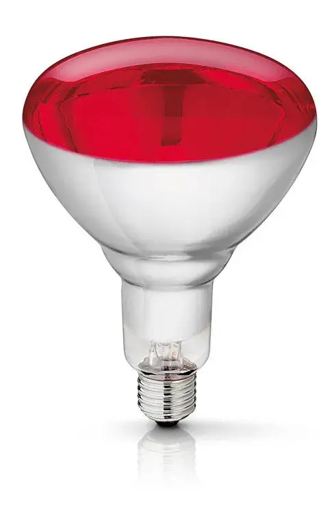 PHILIPS Hartglas-Infrarotlampe rot, 250 W Preisreduziert