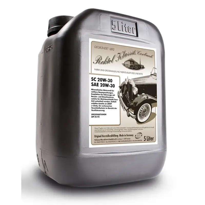 REKTOL Klassik Motorenöl SC 20W-30, 5 Liter Sale
