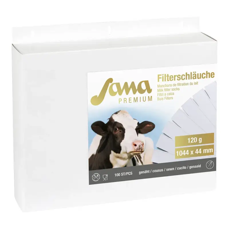 Abverkauf Sana Milchfilter Premium genäht 120 g, 44 x 1044 mm, 100 Stück