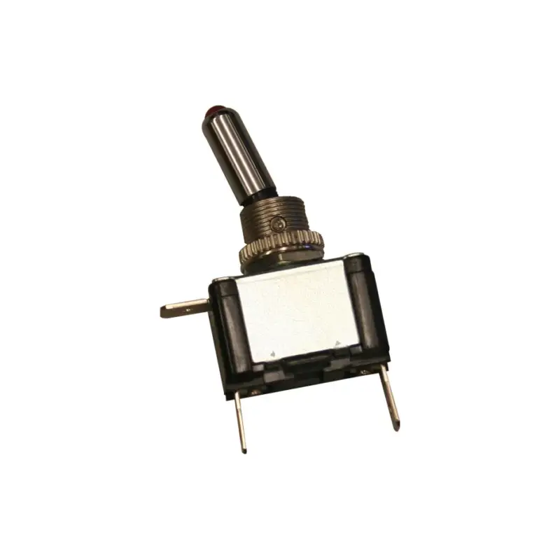 Metallkippschalter (On-Off) & roter LED Leuchtanzeige Must-Have