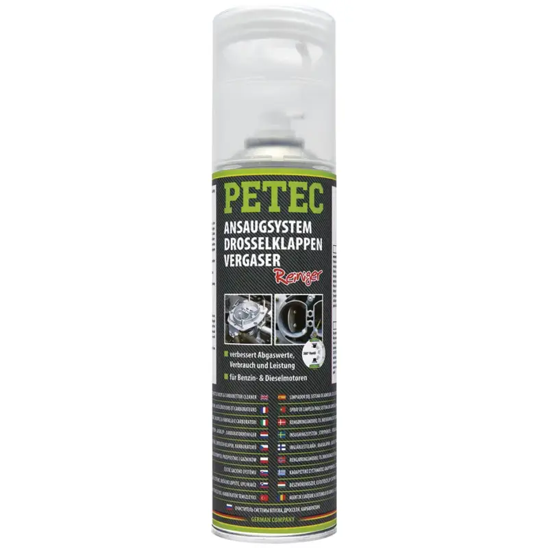 PETEC Ansaugsystem- & Drosselklappenreiniger Spray 500 ml Abverkauf