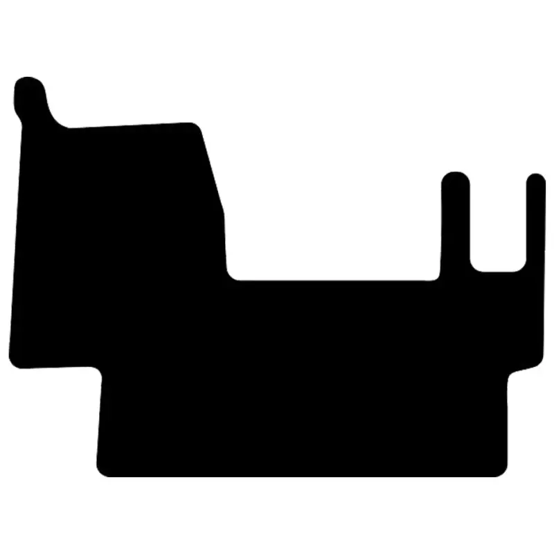 Begrenztes Angebot Gummi-Fussmatte Weidemann 3080 LPT 1-türig, schwarz