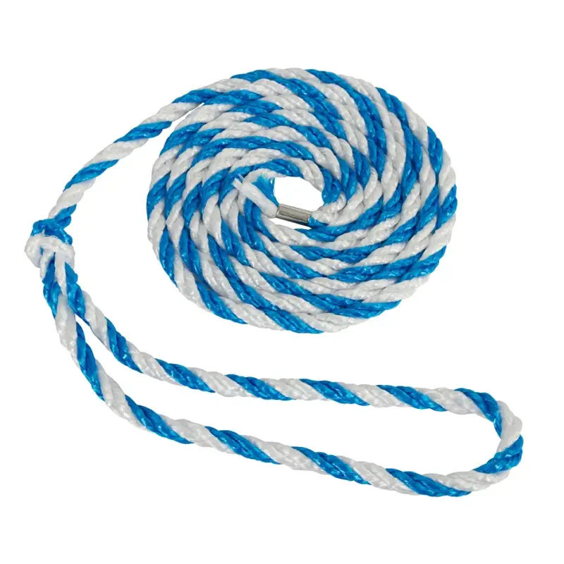 Viehtransportstrick PP blau/weiß mit großer Schlaufe, 5 Stück im Beutel Begrenztes Angebot