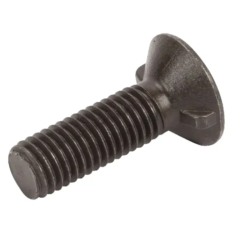 Geprüft Pflugschraube 2-Nasen mit Mutter M12 x 40 mm, 10.9