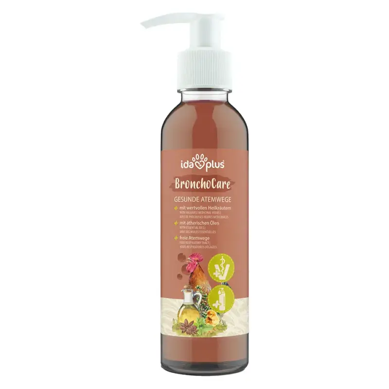 Solange Der Vorrat Reicht IdaPlus® Ergänzungsfuttermittel BronchoCare, 200 ml
