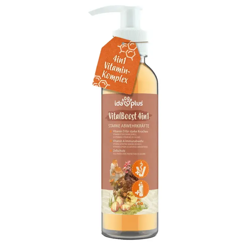 IdaPlus® Vitaminkonzentrat VitalBoost 4 in 1, 200 ml Knallerangebot