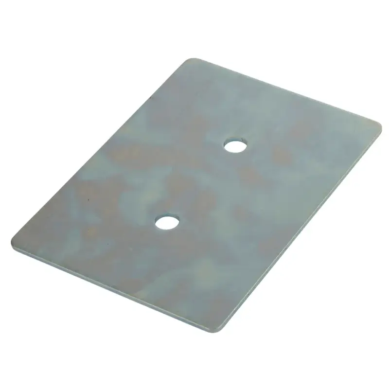 Gegenplatte 155 x 110 x 3 mm für Zurrmulden, 2 Stück im Blister Begrenztes Angebot