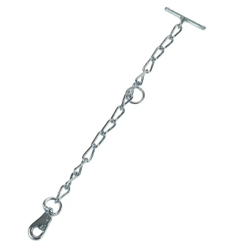 Kettenteil für Rinderanbindungen mit Karabinerhaken & Knebel, 66 cm x 6 mm Angebot