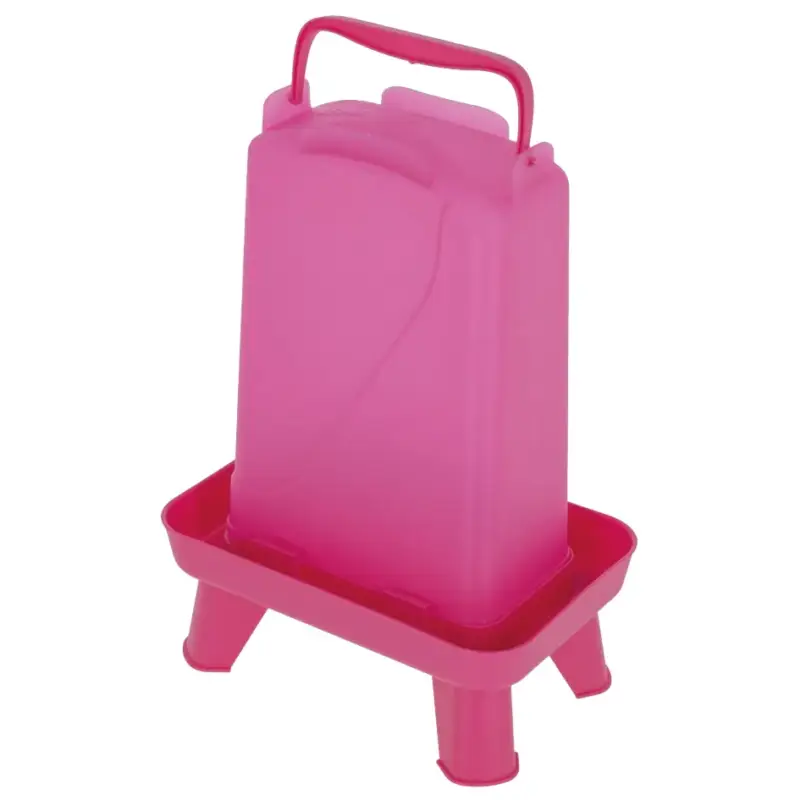 Preis Gesenkt Kunststofftränke mit Standfüßen pink 3,5 l