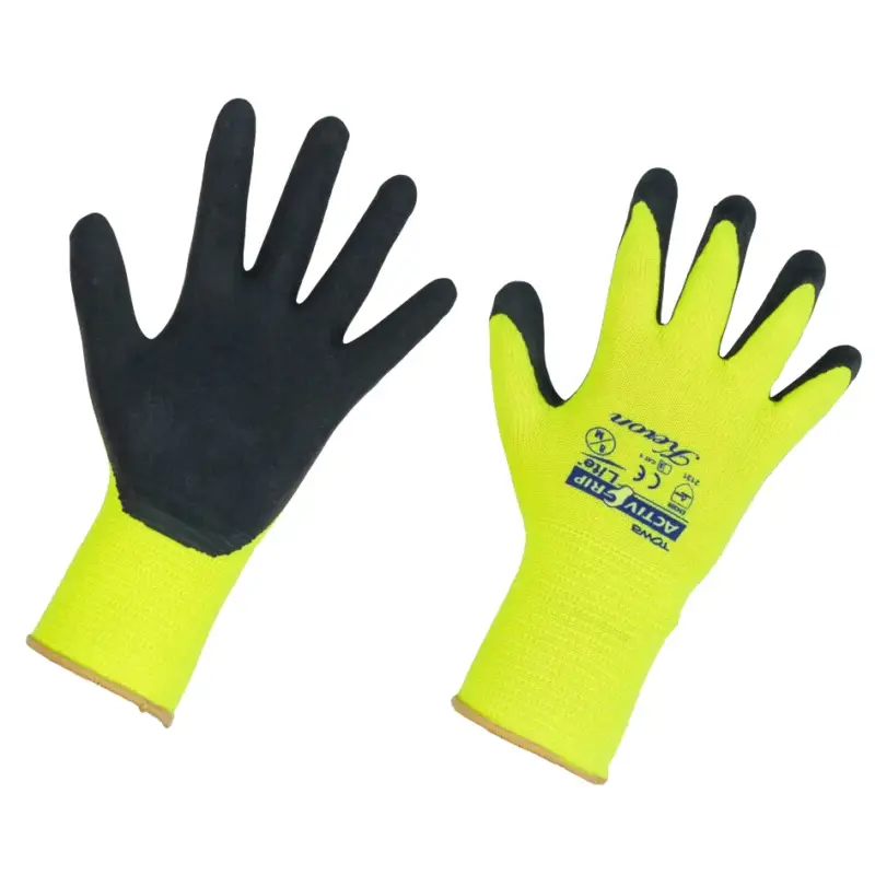 Neu Im Sortiment Feinstrickhandschuh ActivGrip Lite neongelb